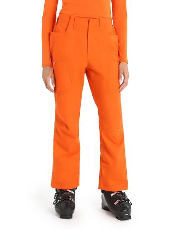 Dámské Kalhoty Icebreaker Shell+™ Merino Oranžové | CZ 1435AHKP
